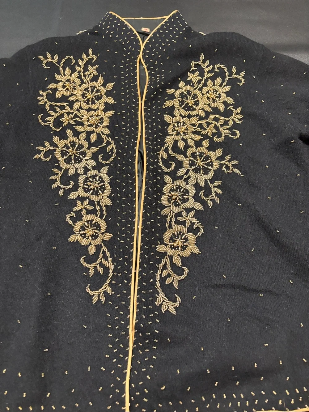 Vintage Asian Style Wool Cardigan